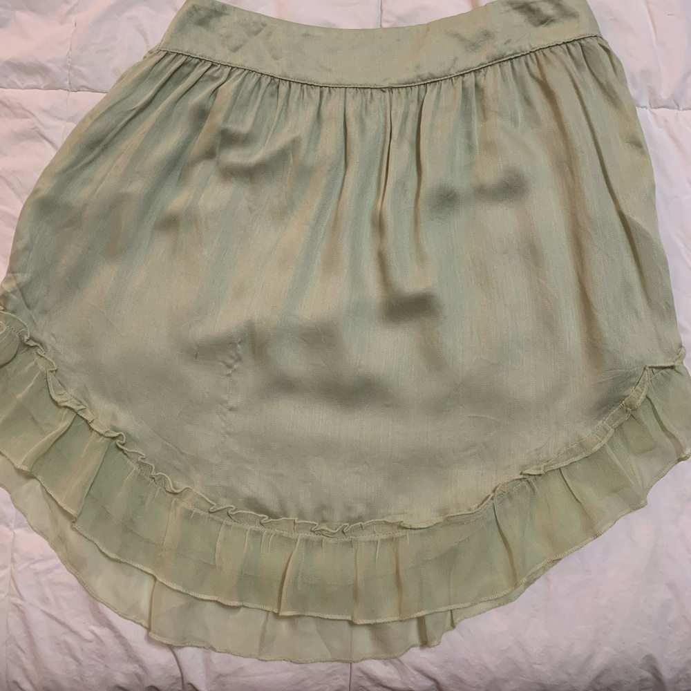 Free people satin skirt